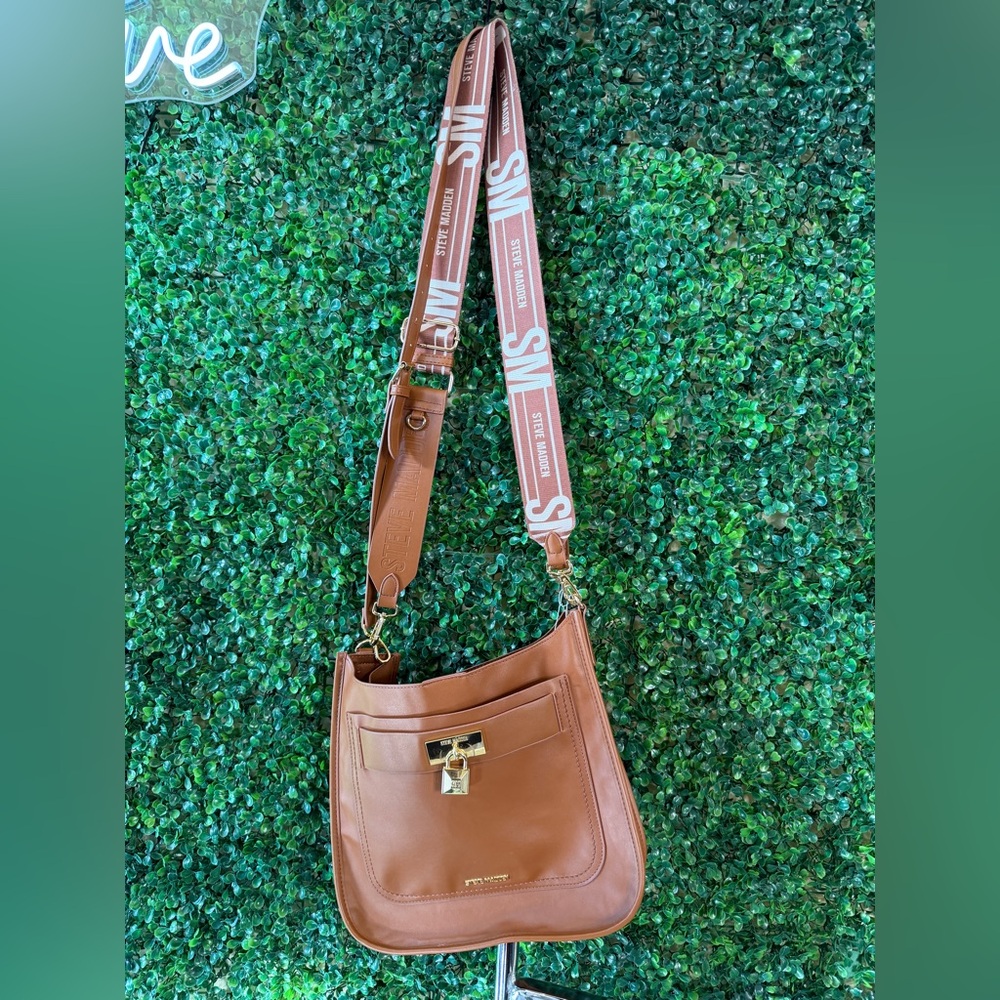 Steve Madden Tan Crossbody Tote Bag with 2 different straps